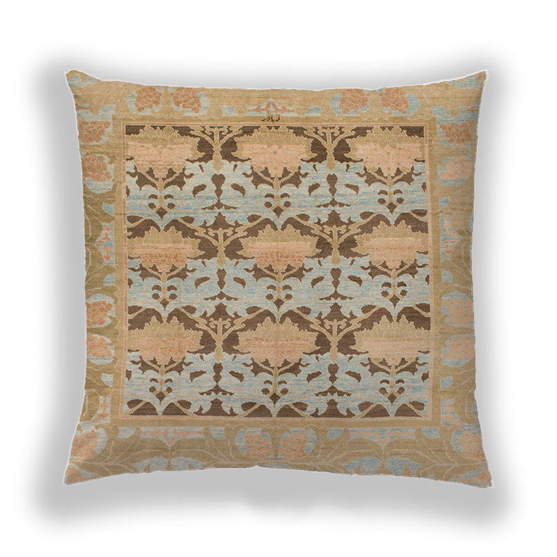Coussin décoratif abstrait 1198, Microsuède
