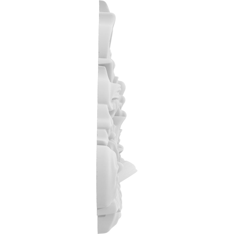 Rosette Delphos, H 1,5 po x l 1,5 po x P 0,25 po