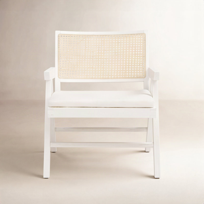 Huck Upholstered Side Chair, White