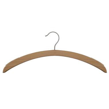 Rebrilliant Burger Arched Kid Combo Wood Hanger (Set of 25)