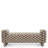 Del Vale Polyester Blend Upholstered Bench