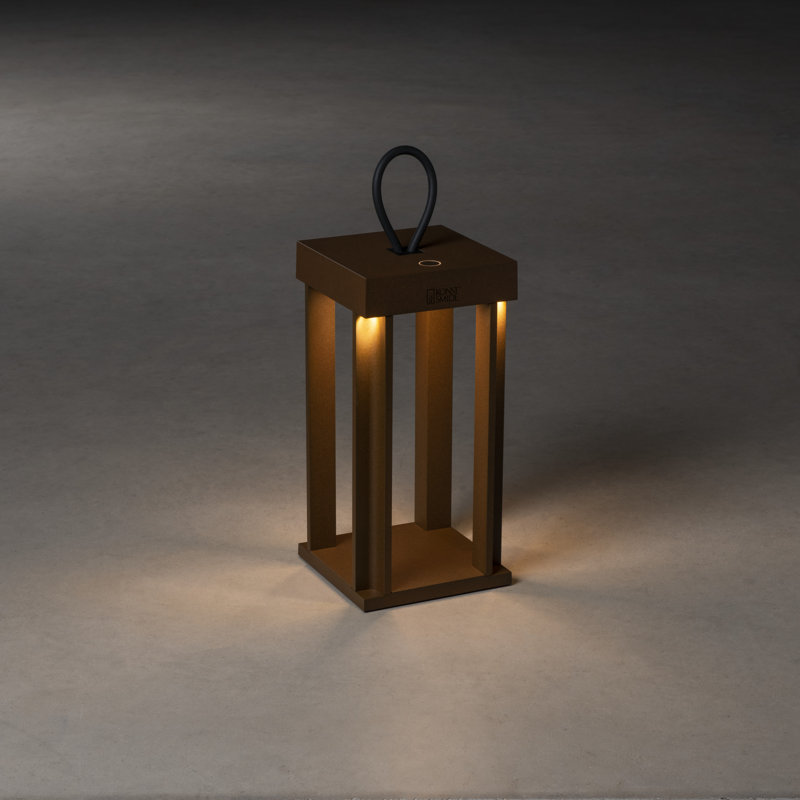 Cannes Cordless Table/Floor Lamp - USB Rechargeable, Dimmable LED, Sleek Design, Rust