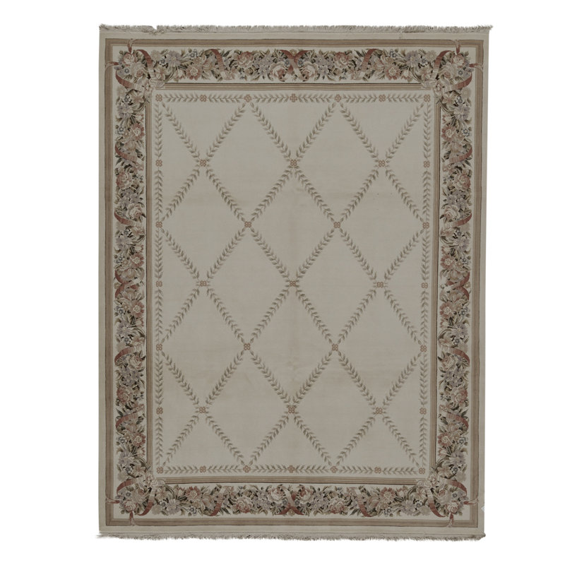 Tapis rectangulaire noué à la main