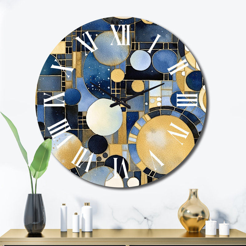 Horloge murale en métal, Très grand