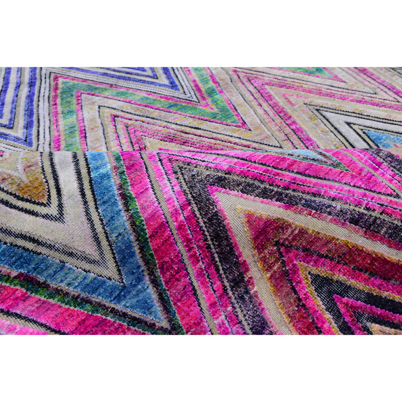 Chevron Area Rug, Rectangle 10' x 14'