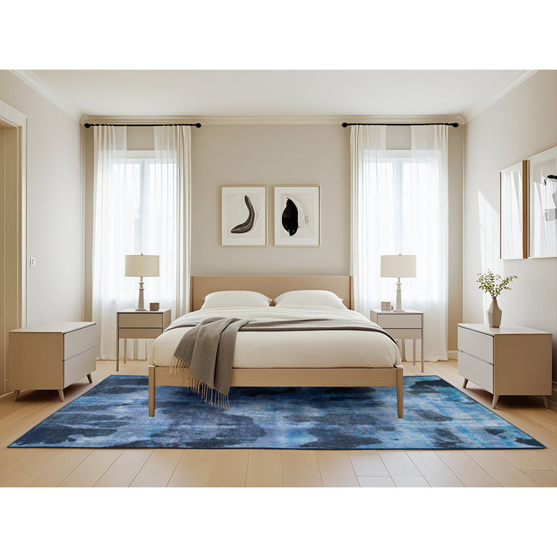 Abstract Indoor Rug, Rectangle 5' x 8'