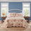 Antique Rose Cotton Quilt Set