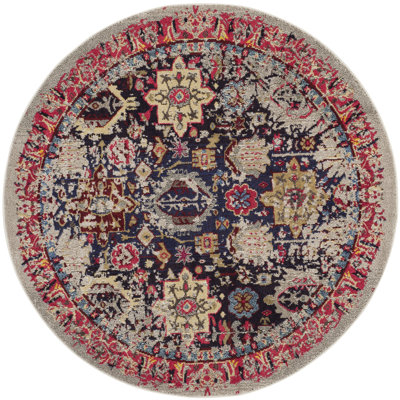 Johanna Oriental Beige/Red Area Rug