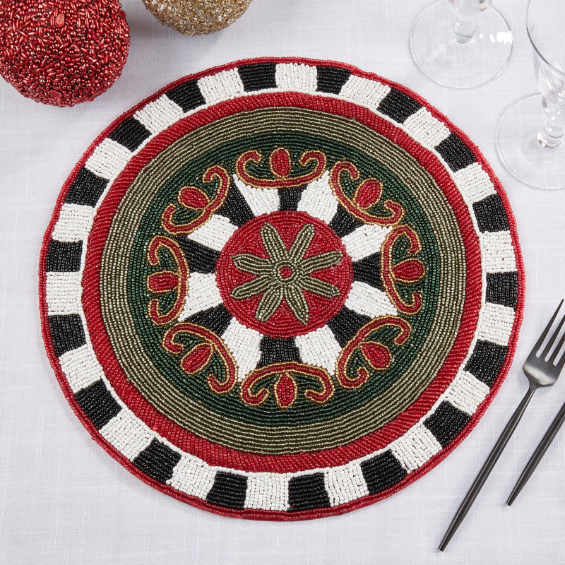 Reine Design Glass No Pattern Round Placemat