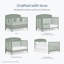 Lit de bébé convertible 5 en 1 Jpma & Greenguard Gold certifié Sherbrooke-43475134
