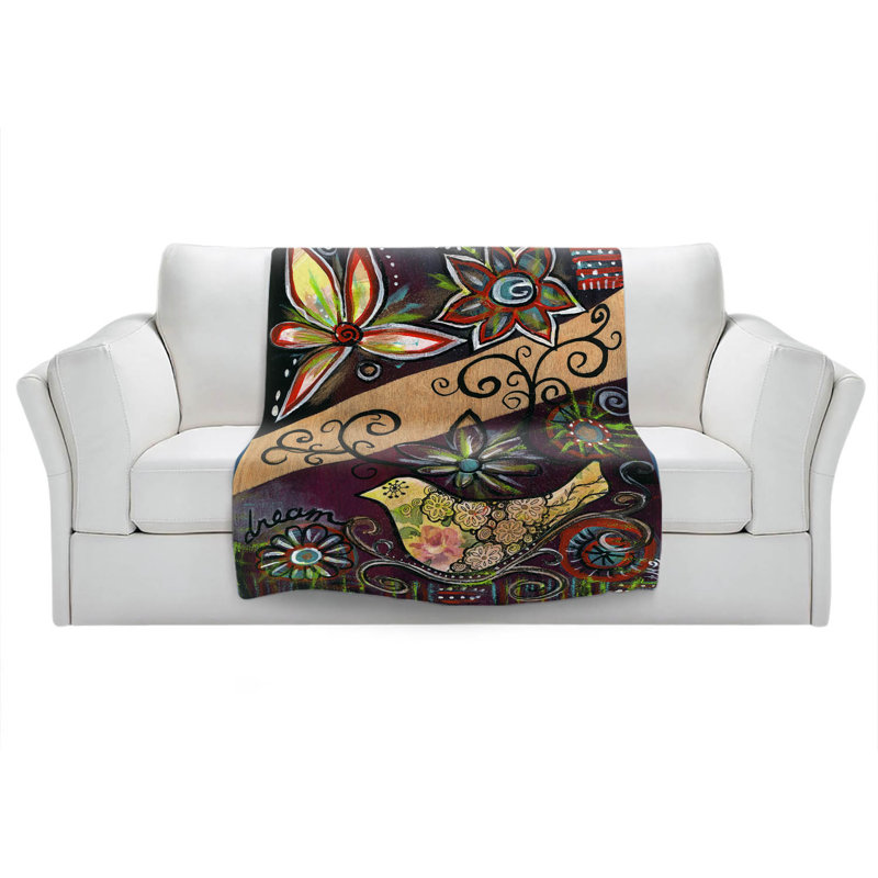 Hand Woven Throw Blanket, 68" x 80"