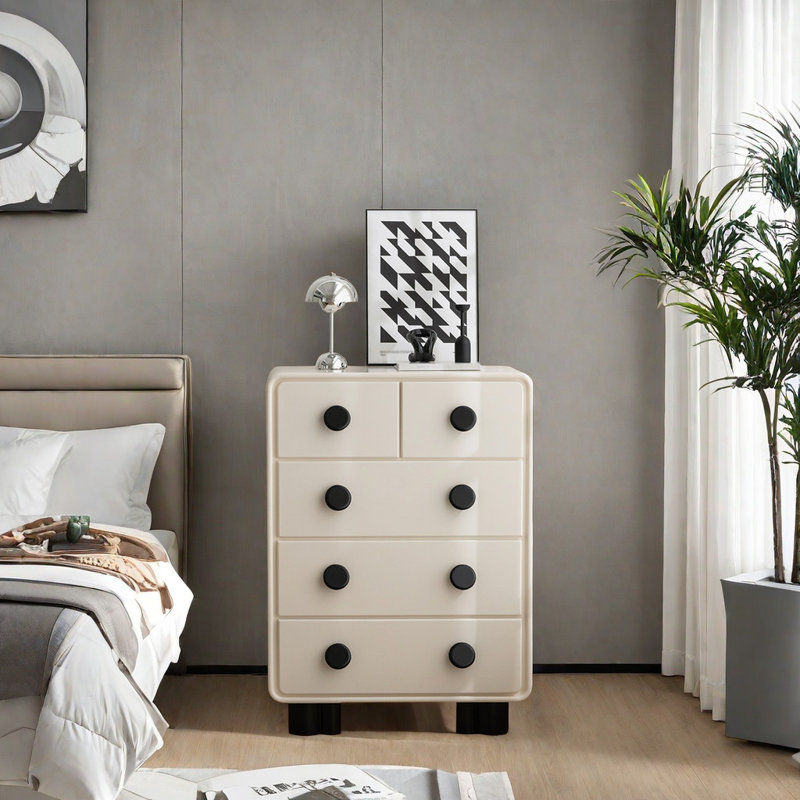 Commode décorative italienne, Noir