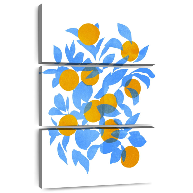 Yarlin Bright Tangerines I, 38" H x 24" W