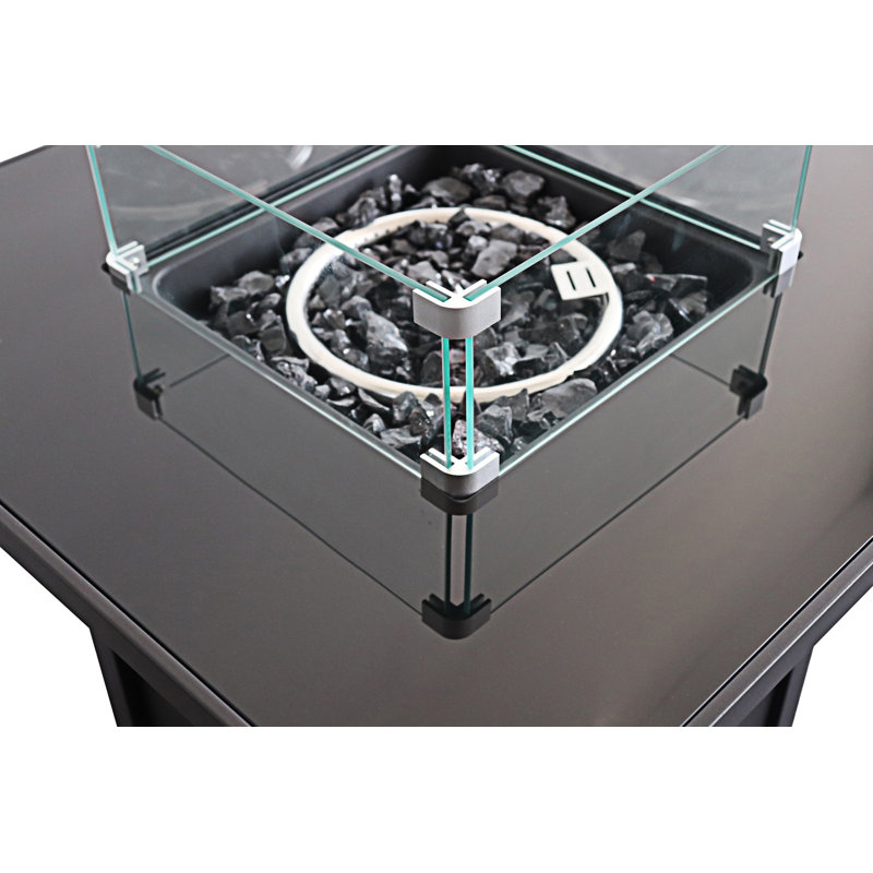 Outdoor Fire Pit For Outdoor Home Garden Backyard Fireplace (30 Inch Steel Black Color)