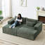 Confortable surdimensionné - Velours côtelé, amovible, aucun assemblage requis, moelleux de 87 po, pour un confort intérieur-1758832871-1758832868