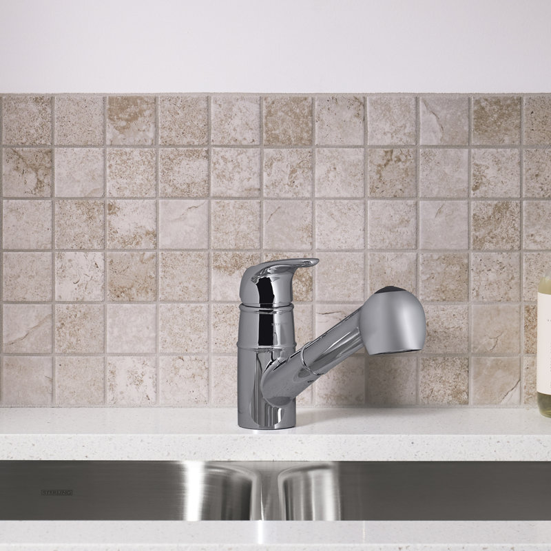 Sterling By Kohler Valton Pull Out Kitchen Faucet, Vibrant Stainless