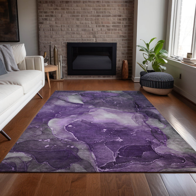 Tapis intérieur / extérieur Bidatsch avec envers antidérapant, Rectangle 8 pi x 10 pi