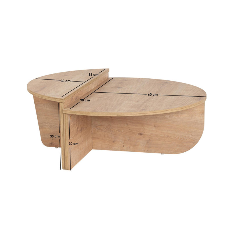 Glorias Coffee Table, Oak