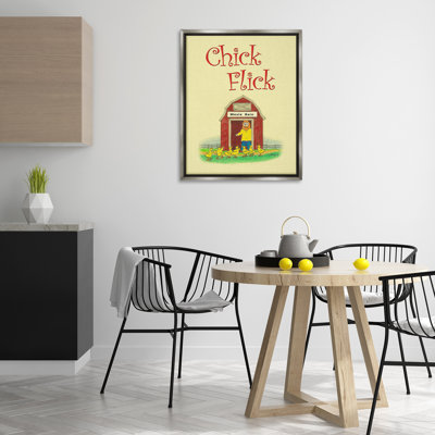 Cadre flottant Chick Flick Vintage, conception par Roger Straub