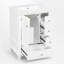 Ensemble de meuble-lavabo simple 24 "avec plateau en céramique-1420936463