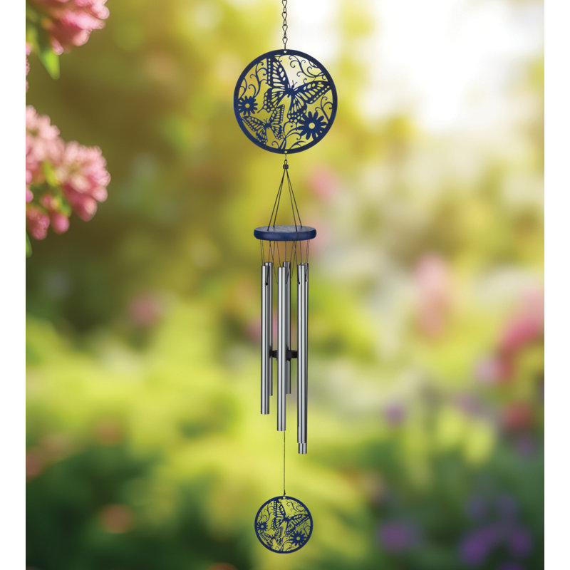 Carillon treillis 30 po - papillon