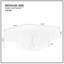 Table basse carrée 31,5 pouces Modern Handcraft