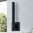 1-light Matte Black Dimmable Led Outdoor Wall Light