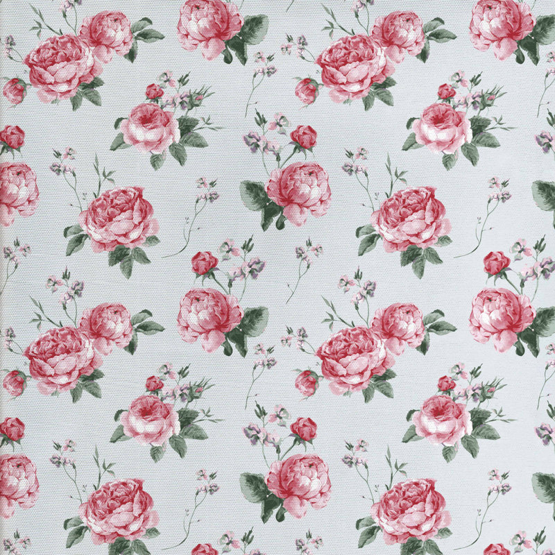 Tissu rose, H 36 po x l 58 po x P 1 po