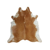 Palomino Exotic Brindle Cowhide Rug Approx Size 6X8'