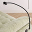 Fauteuil de loisir, fauteuil inclinable double, dossier réglable manuellement, accoudoirs rembourrés, port de charge USB latéral et support pour téléphone, livré avec un repose-pieds de rangement assorti - rose-278495114