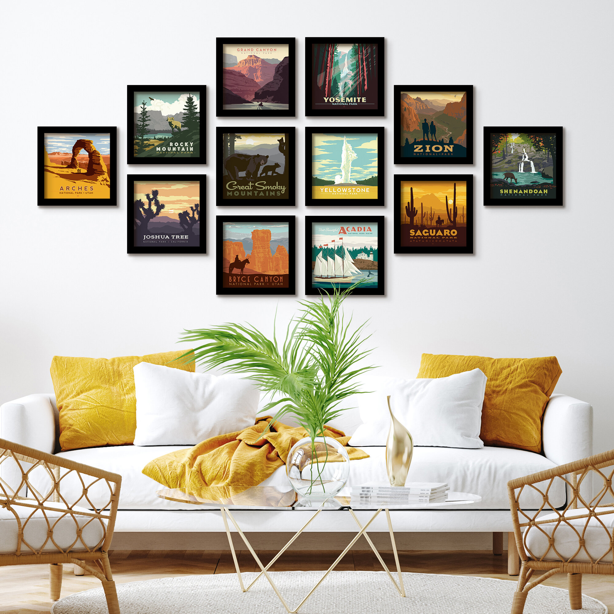 Americanflat Botanical 5x7 Gallery Wrapped Canvas - Tiny House