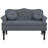 Chineta 47” W Small Loveseat, Velvet Chesterfield Sofa, 2 Seater Couch for Living Room-405882153