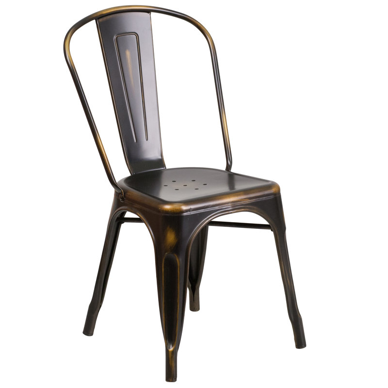 Chaise empilable Dickens, Cuivre vieilli