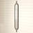 Galerie French-Inspired Antique Black Metal Tall Narrow Mirrors-116400081-116400079