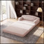 Canapé pliable à deux places en velours côtelé avec coussin moelleux-1697889392