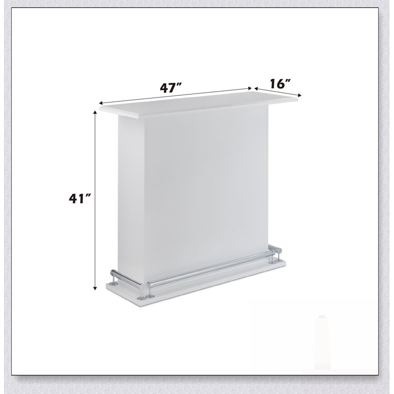 Table de bar Kite White
