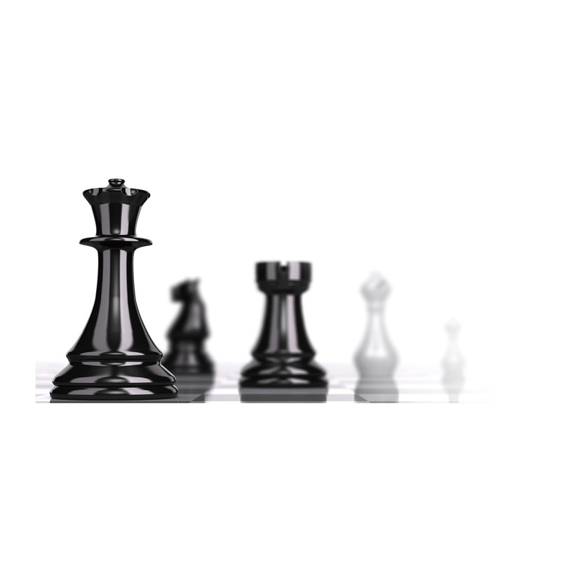 Chess Piece - Wrapped Canvas Print