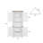 Tall Corner Storage Cabinet With Barn Door & Adjustable Shelves-105525102