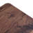 Rectangular Coffee Table In Walnut Finish - Fits Home Decor Style Dark Brown Textured Sticker Tone Living Room Comforts