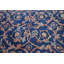 Tapis de la zone en laine bleu/orange 15 pi 1 po x 24 pi en laine noué la à la main one-of-kind- Lydia