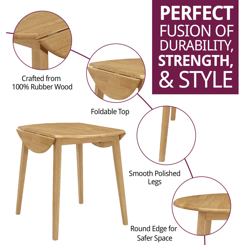 Ahwahnee Round Restaurant Table, Oak