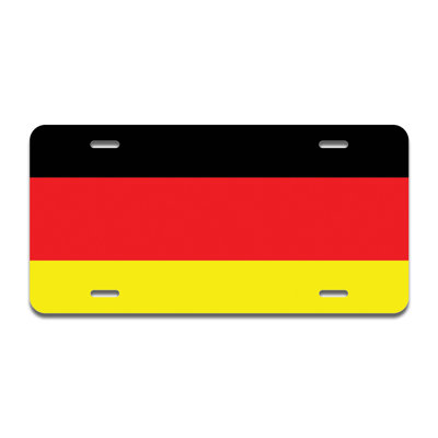 Cadre en aluminium drapeau allemand