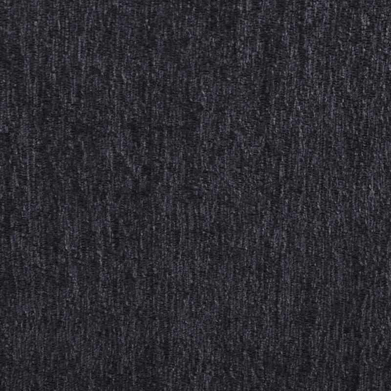 Canapé d'angle modulaire en chenille gris anthracite Celine, Chenille gris charbon