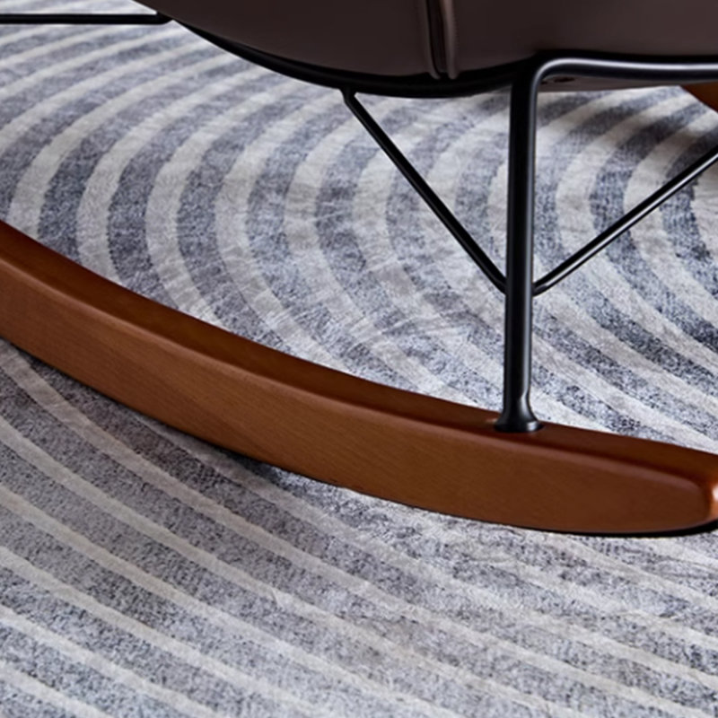 Chaise berçante en bois massif