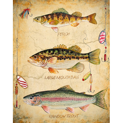 «Fish Trio», impression sur toile tendue
