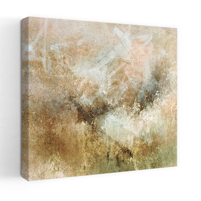 Art mural contemporain abstrait Quiet Ground