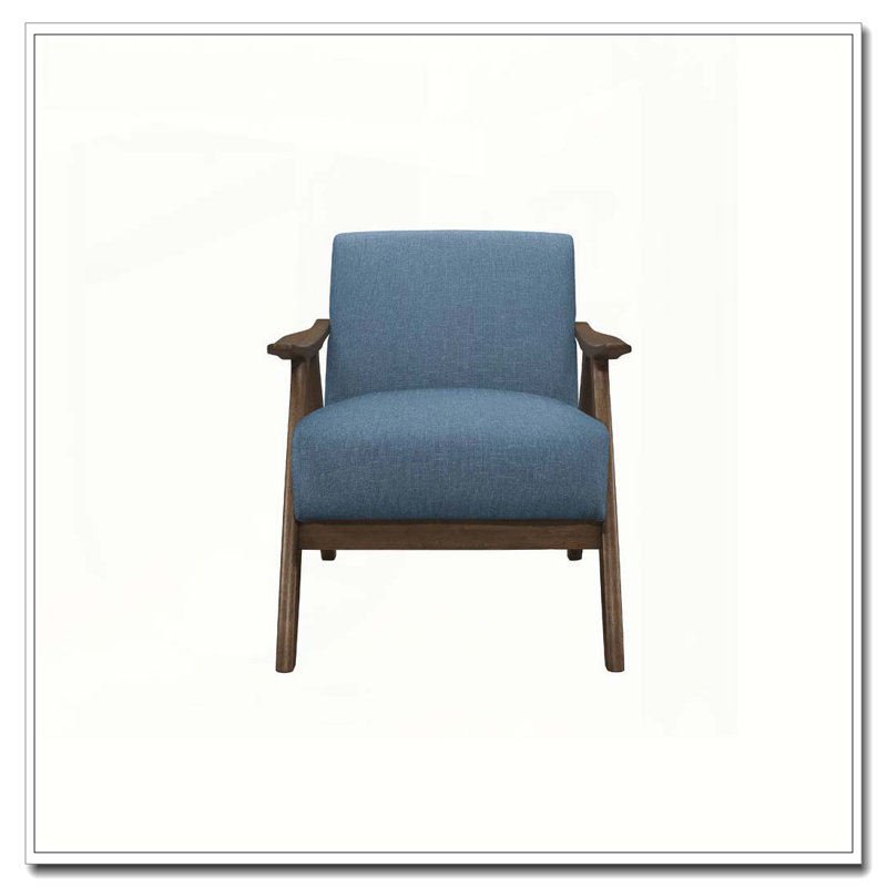 Mobilier en bois d'hévéa massif de 1 pièce Modern, Bleu