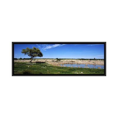 Okaukuejo, Parc national d'Etosha, région de Kunene, Namibie - estampe numérique sur toile tendue avec châssis