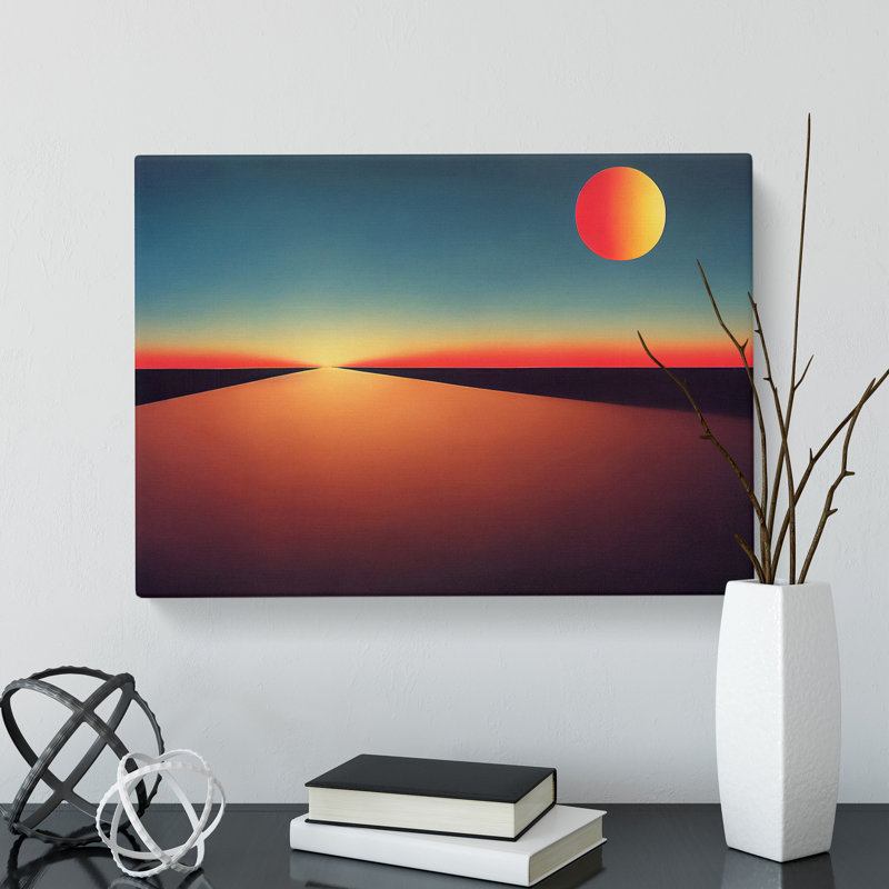 Sunset Vol.5 - Wrapped Canvas, 35cm H x 50cm W x 3cm D