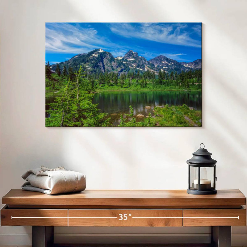Alvord Springtime At Mount Baker, 16" H x 24" W